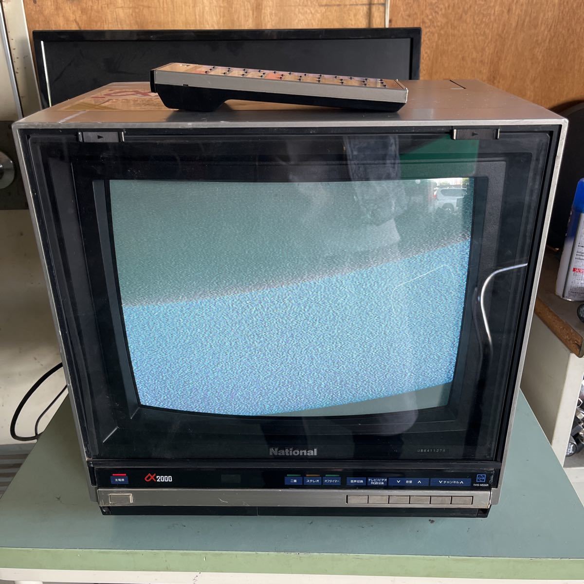 Yahoo!オークション - National/ナショナル TH15-M55 GR カラー テレビ