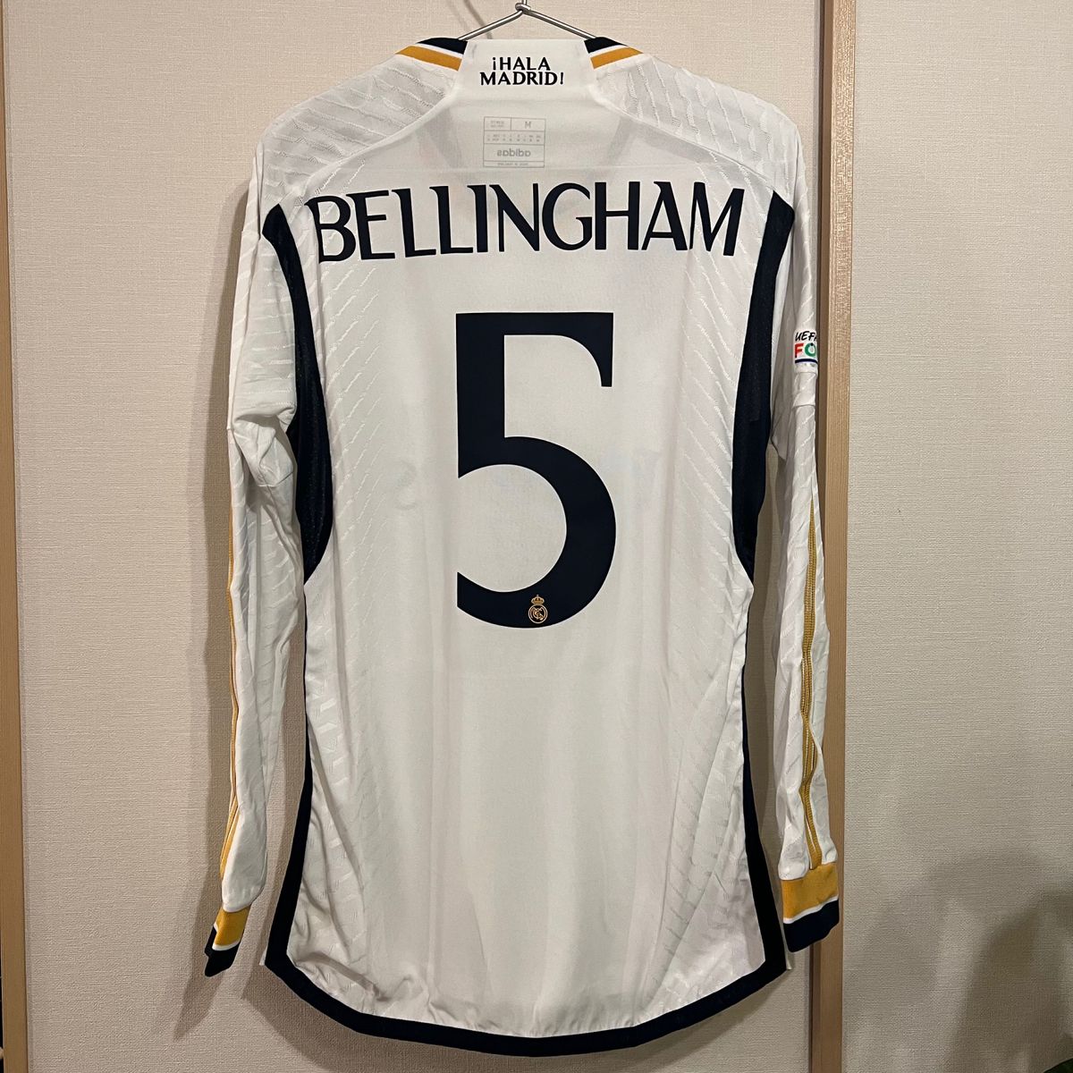 新品タグ付き】ベリンガム 23/24 レアルマドリー ユニフォーム 長袖