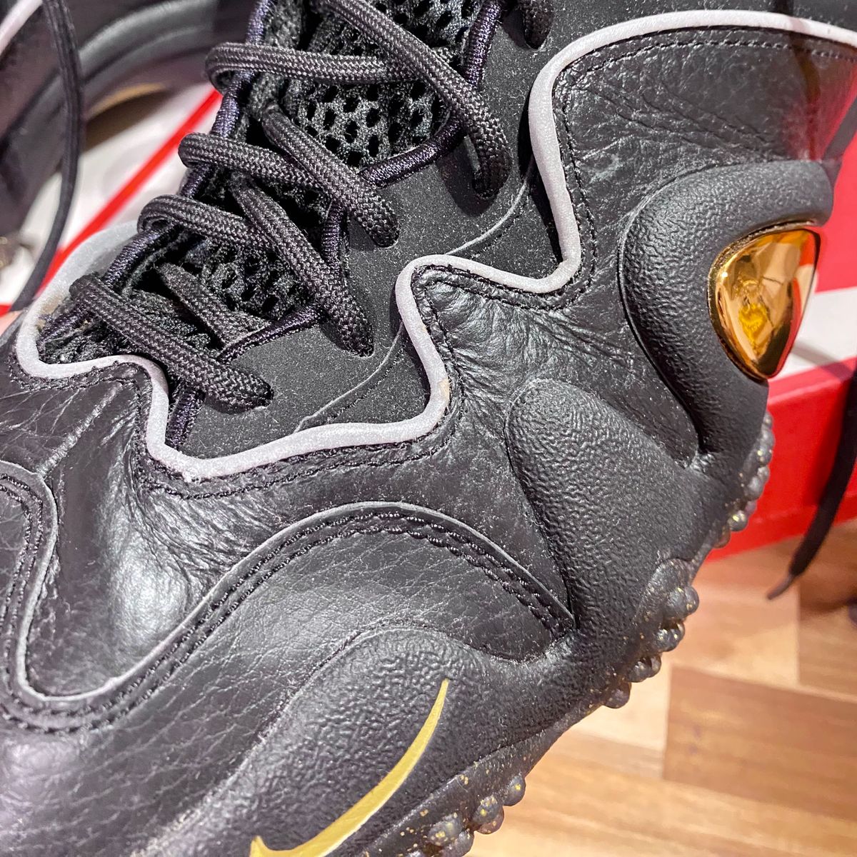 NIKE ナイキ ズームアップテンポ 5 プレミアム ブラック×ゴールド 26cm