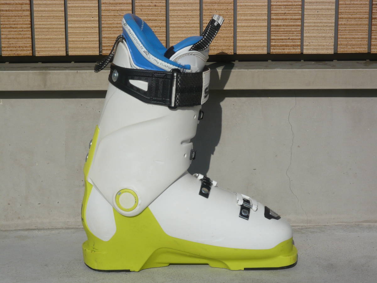 0 即決 SALOMON/サロモン スキーブーツ X-MAX120 白/イエロー 26 0cm