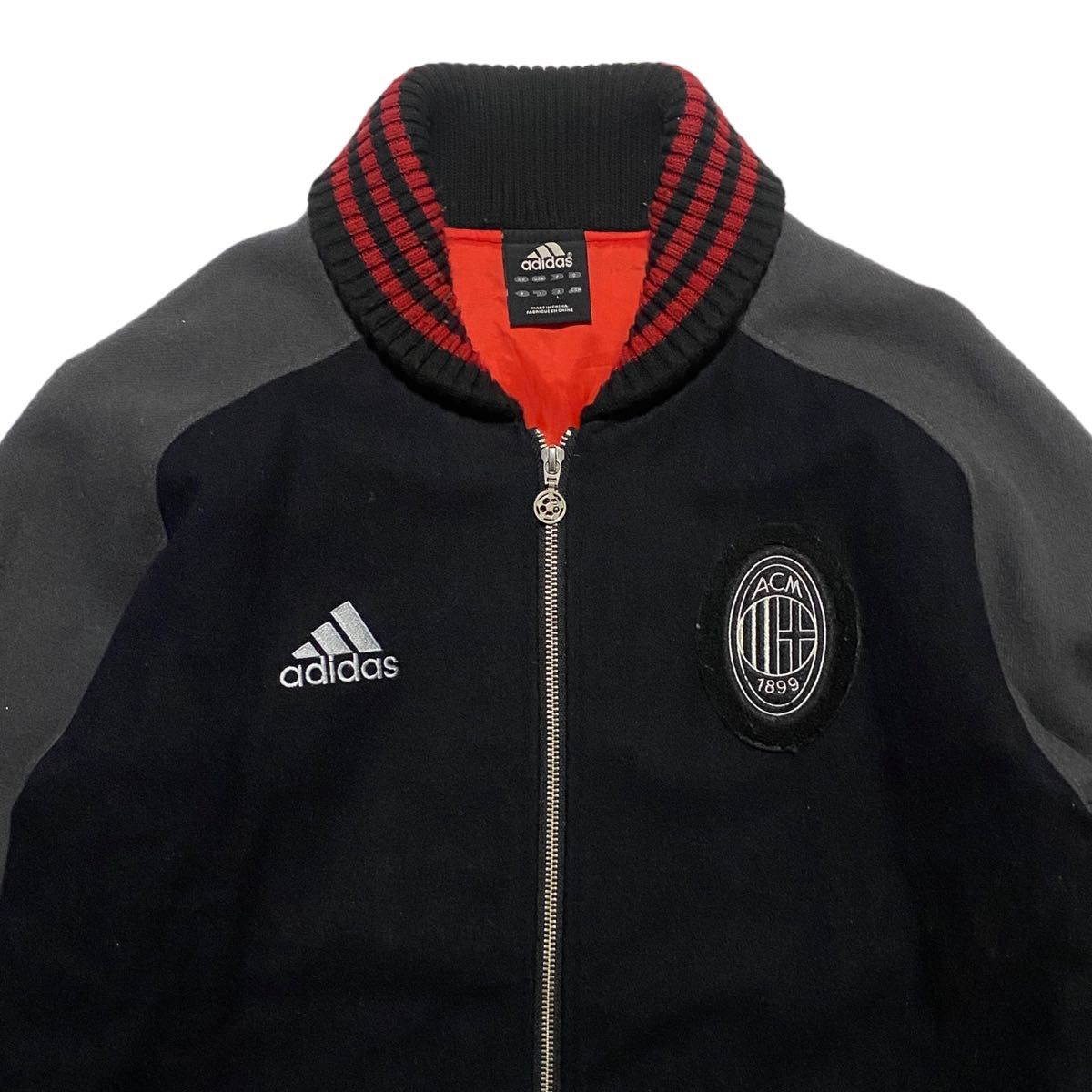 00s adidas アディダス ACミラン スタジャン トラックトップ ブラック