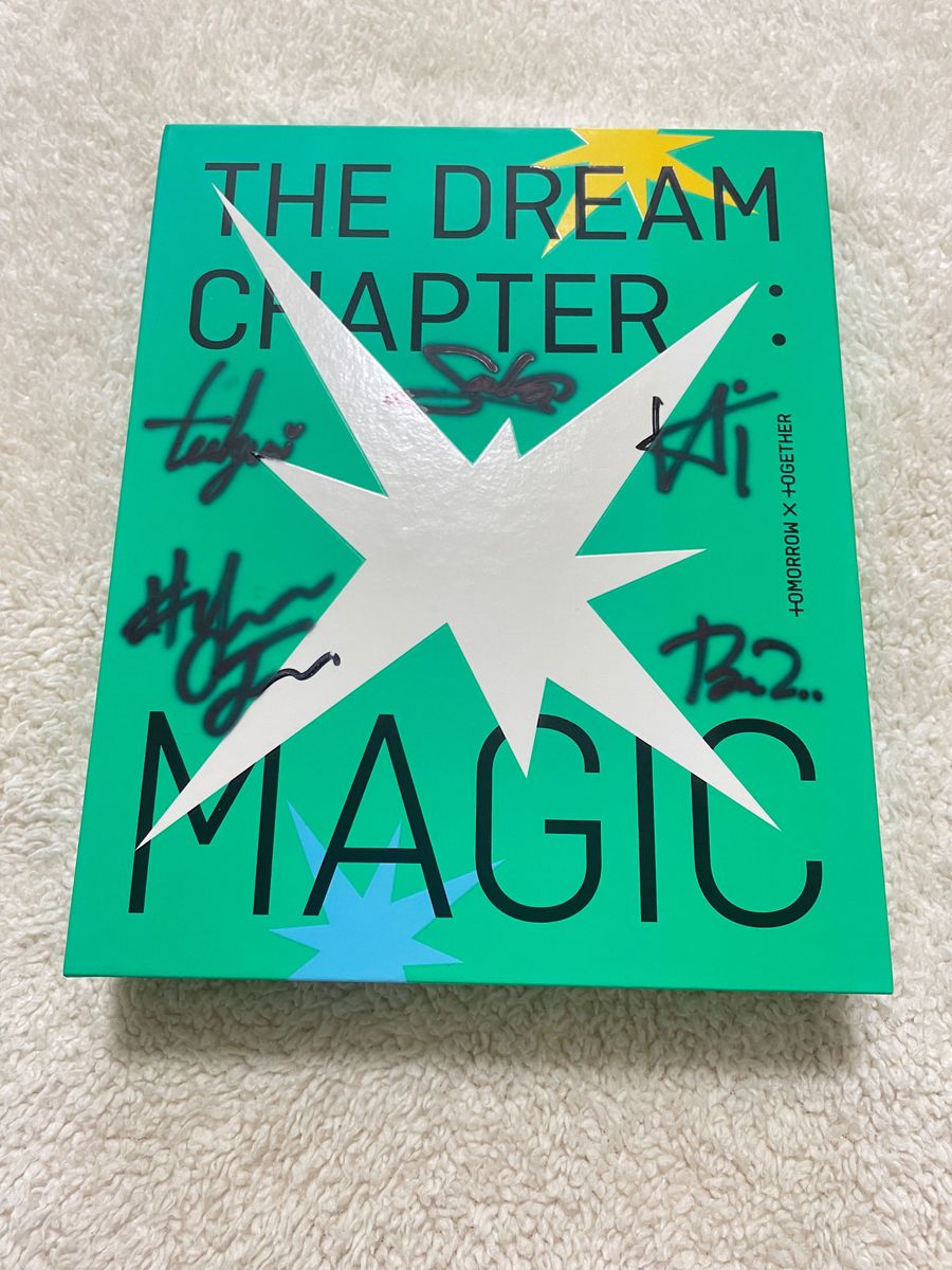 TXT 直筆サイン入りアルバム THE DREAM CHAPTER MAGIC｜Yahoo!フリマ