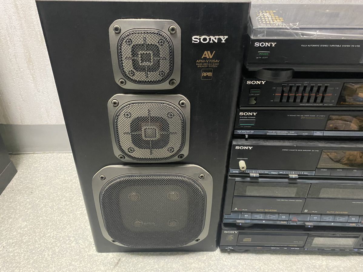 Yahoo!オークション - 【SONY スピーカー システムコンポ】 APM-V705AV