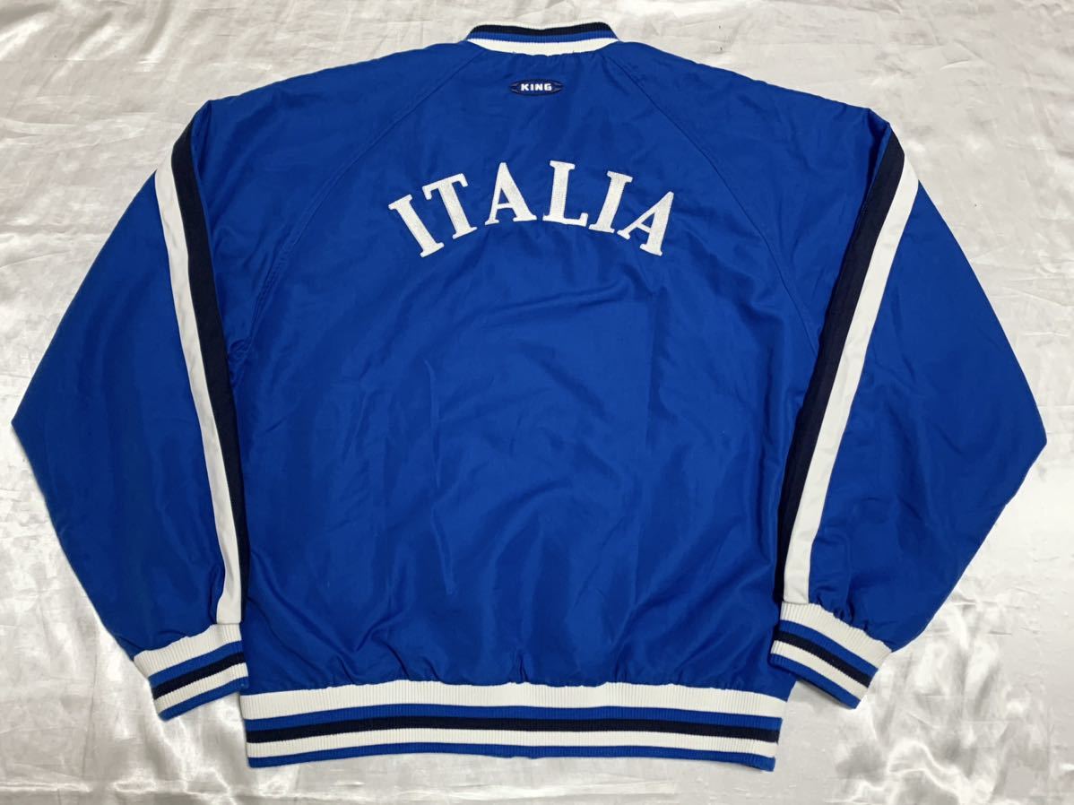 プーマ サッカーイタリア代表 トラックジャケット ブルーホワイト 古着