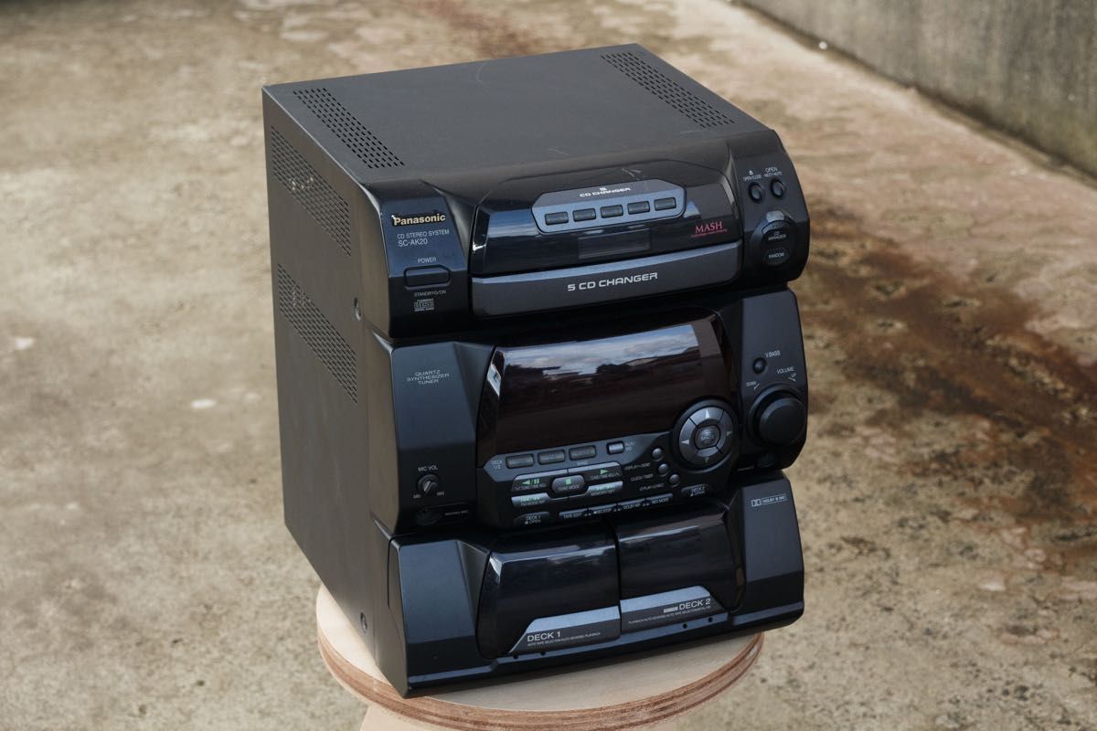 CDチェンジャー/カセットテープ/ラジオ コンポ Panasonic SA-AK20