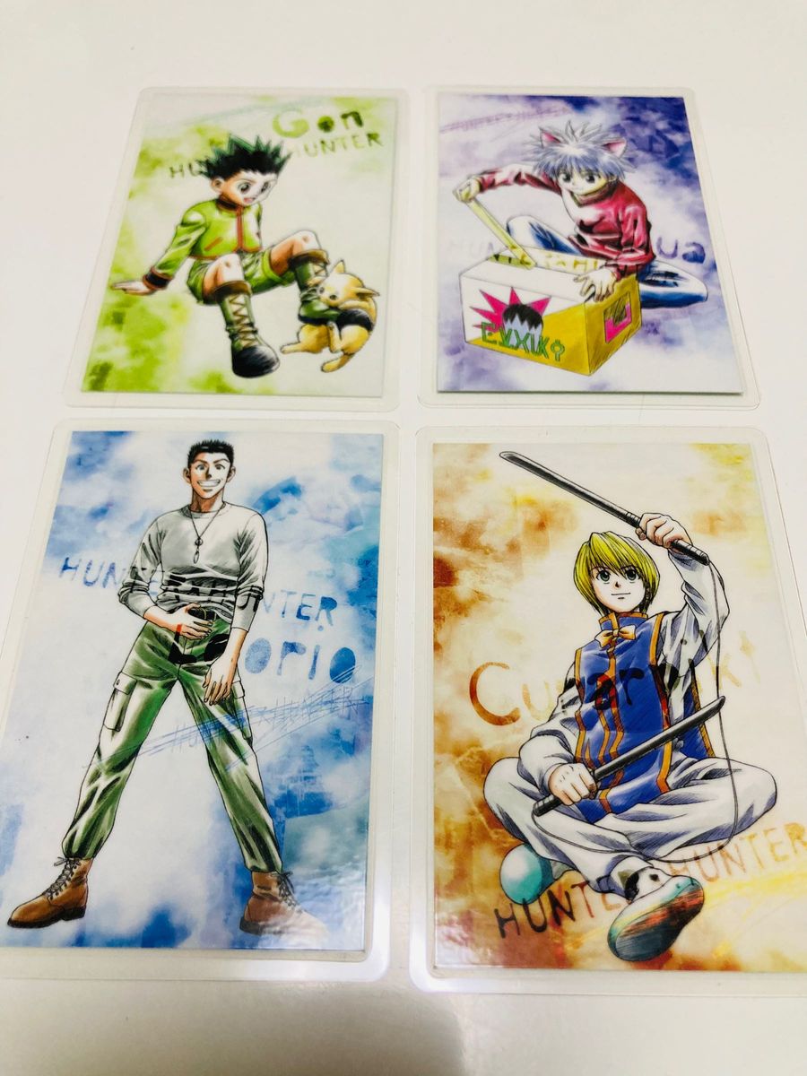 ハンター×ハンター ラミカ（ラミネートカード）4種セット ゴン/キルア