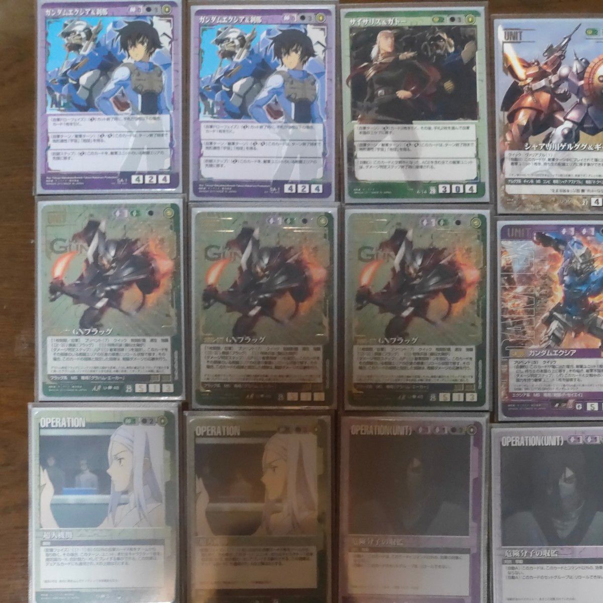 ガンダムウォー 緑紫 レグナントデッキ 50枚｜Yahoo!フリマ（旧PayPay