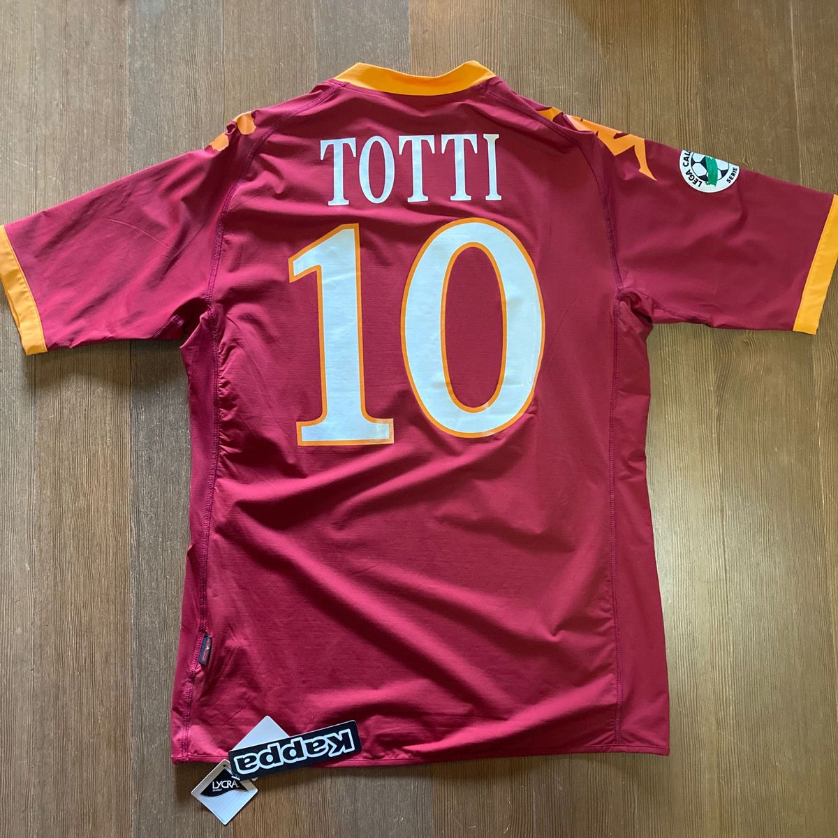 ASローマ トッティ 10番 シャツ Kappa サイズ39 超希少 ASローマ