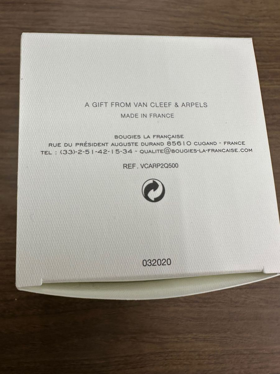 Van Cleef&Arpels ヴァンクリーフ キャンドル 非売品 ギフト ヴァン