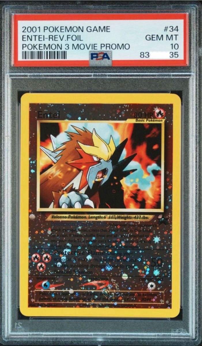 ポケモンカード エンテイ リバースホロ 英語 映画 プロモ PSA10｜Yahoo