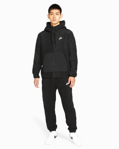 定価17600 新品未使用 ナイキNIKE フリース セットアップ Mサイズ 黒