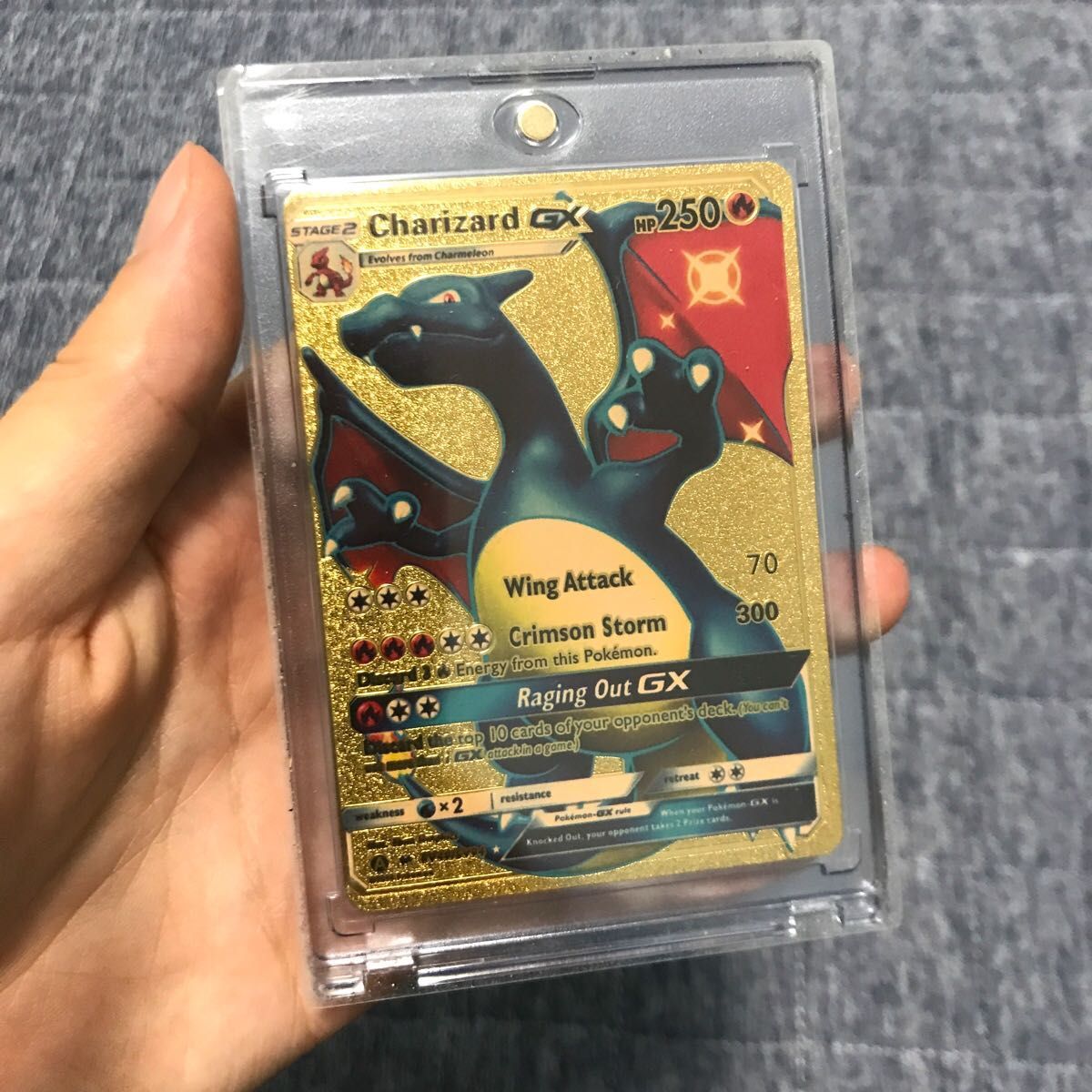 リザードンEX 海外版 英語版 ゴールドメタリック仕様 早い者勝ち