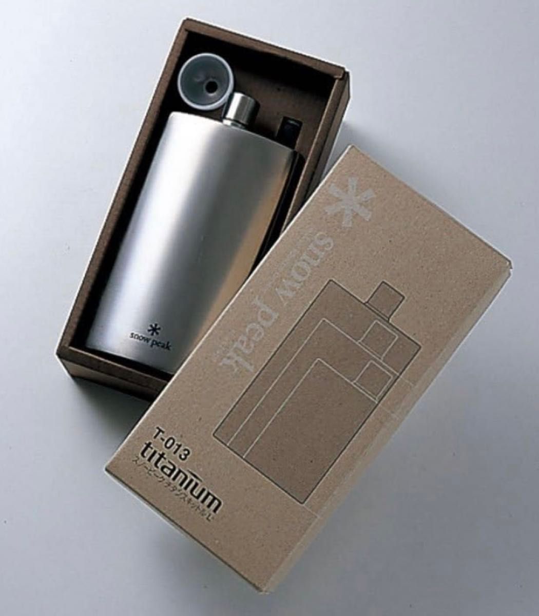 廃盤】【新品未使用】スノーピーク(snow peak) チタン スキットル