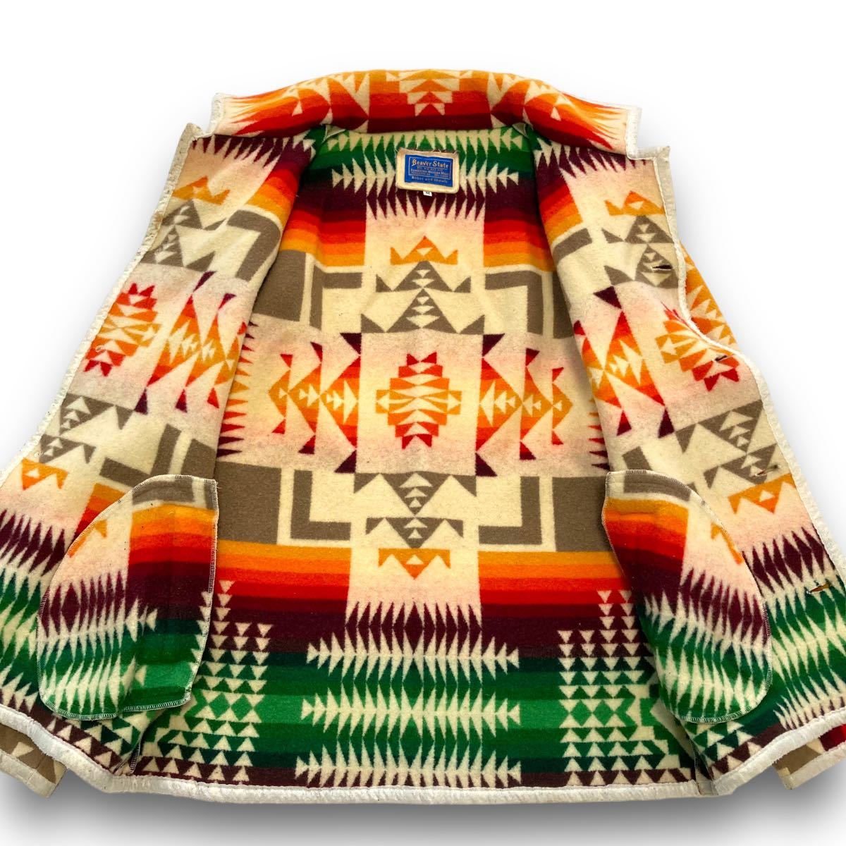 PENDOLETON】(極希少) Beaver State 70s ペンドルトン ネイティヴ柄