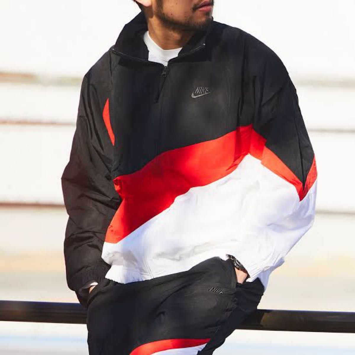 NIKE BIG SWOOSH セットアップ 上下セット ビッグスウッシュ ナイロン