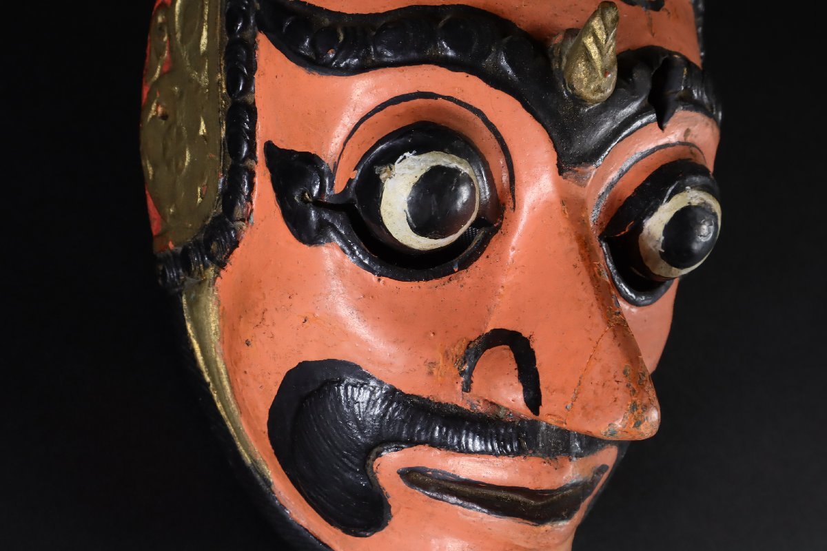 訳あり 東南アジア 木彫りの仮面 【公式通販】