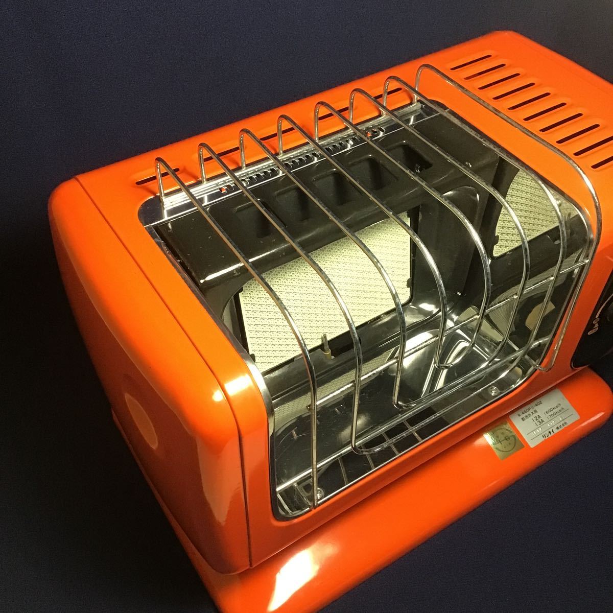 リンナイ ガス赤外線ストーブ 都市ガス用(オレンジ) R-460PⅢ-402 ガス