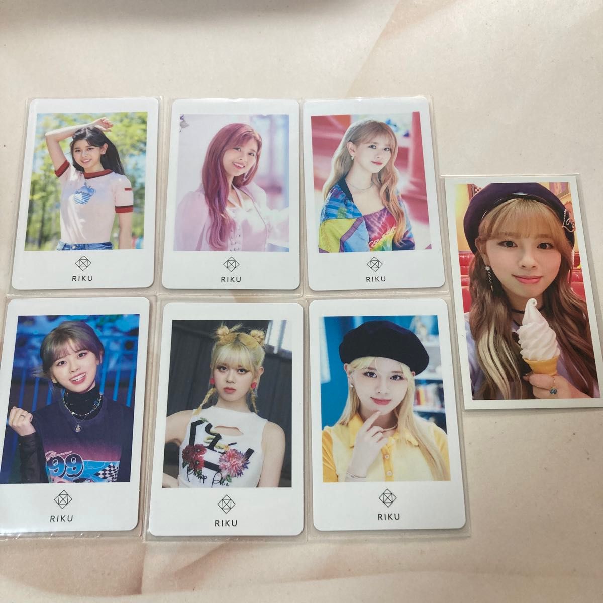 NiziU RIKU リク フォトカ トレカ Take a picture セット フォトカード