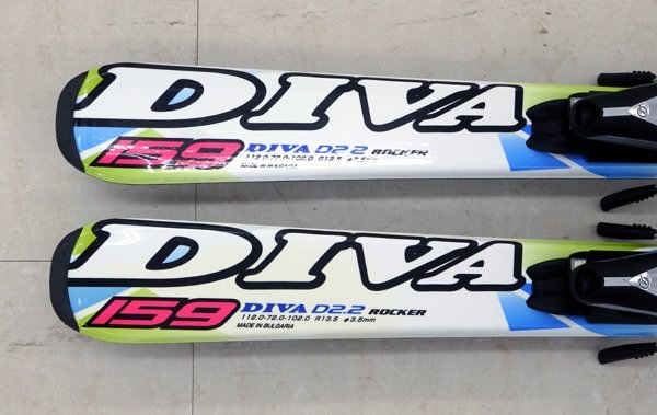Yahoo!オークション - Hart/ハート スキー板 DIVA D2.2 ROCKER(ビンデ