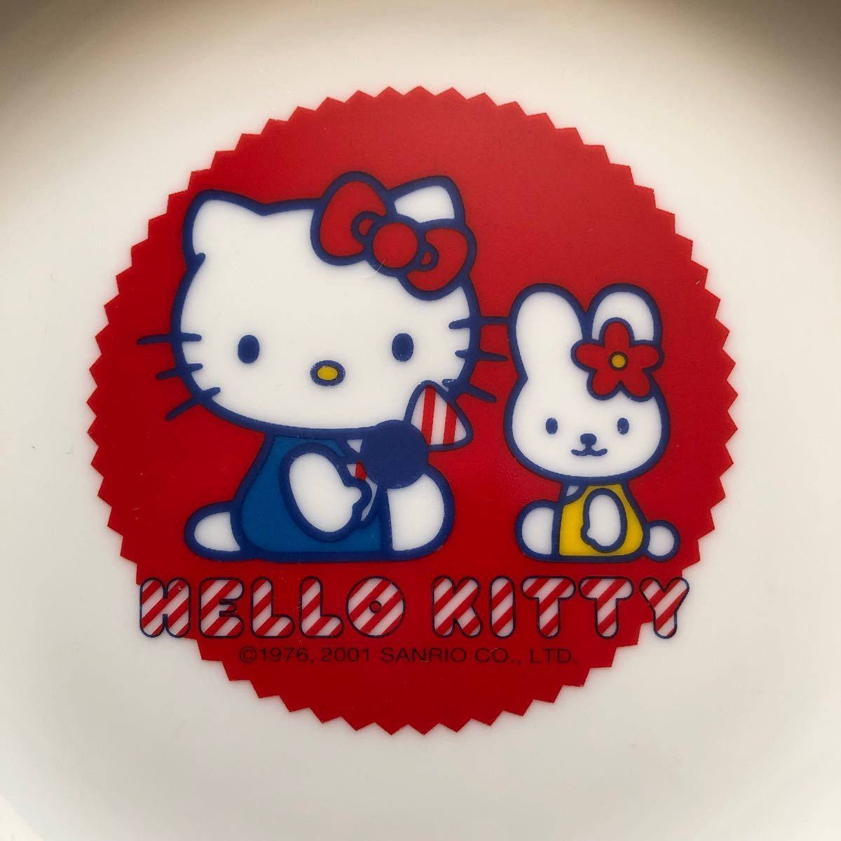 レトロ 激レア希少品 サンリオ2001年製 ハローキティ 陶器皿 当時物