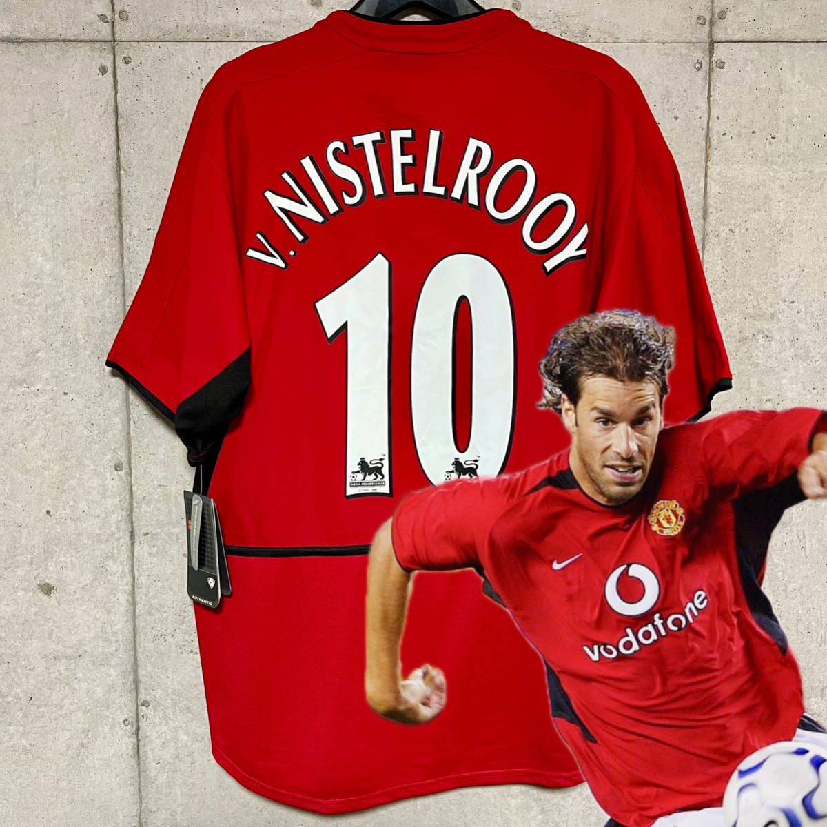 新品/タグ付き】02-04シーズン マンチェスター・U ♯10 ファン