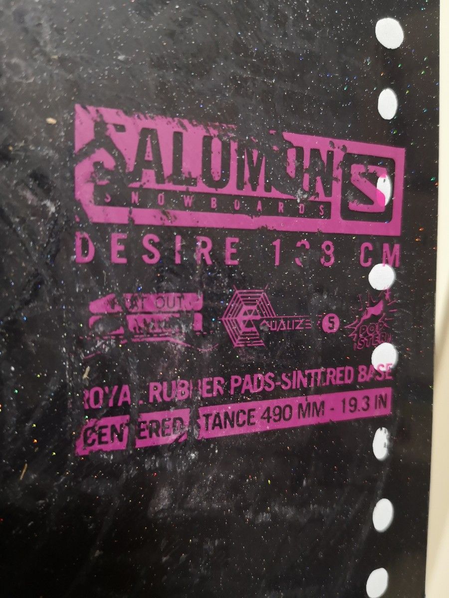 SALOMON DESIRE サロモン スノーボード 板 138cm グラトリ レディース