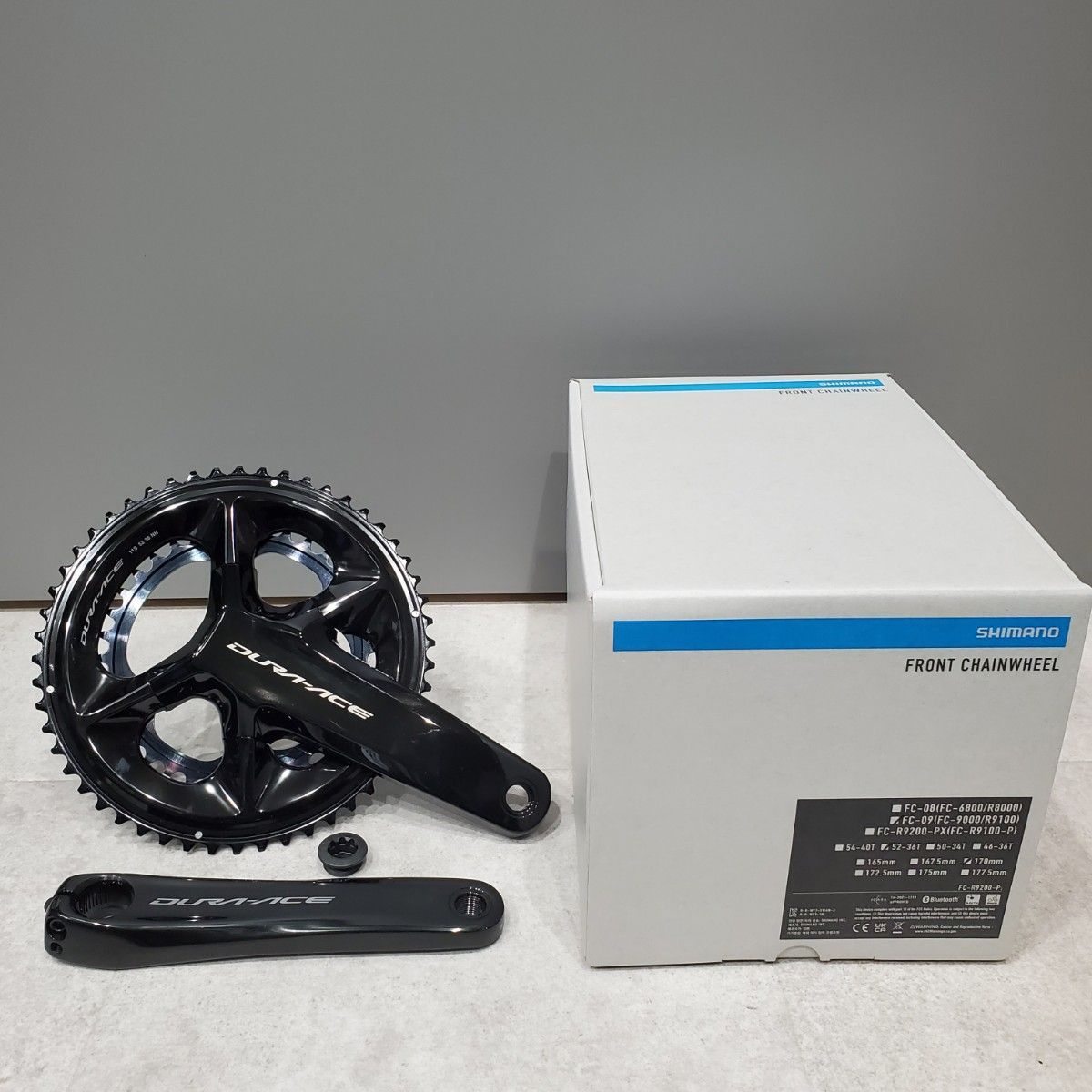 FC-09 クランク リコール対策品 52-36T 11S 170mm シマノ SHIMANO