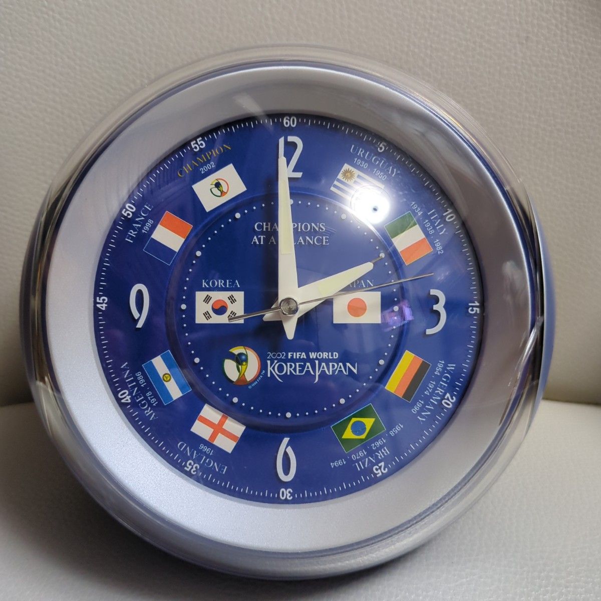 日韓ワールドカップ 目覚まし時計 SEIKO ワールドカップ KOREAJAPAN