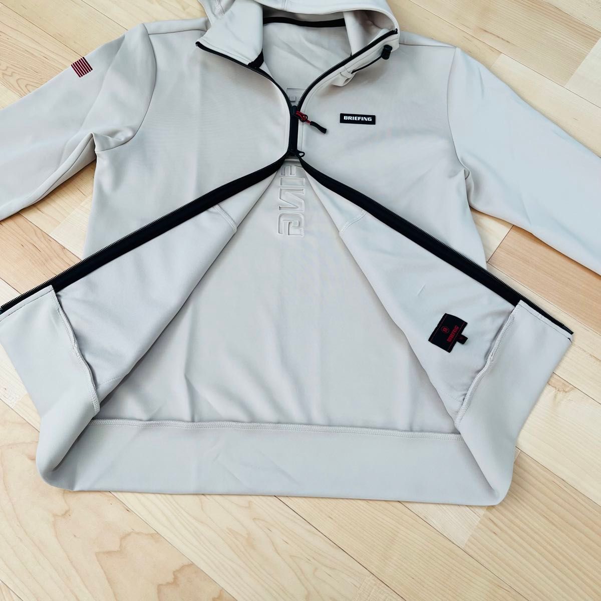 極美品 2023年 ブリーフィングゴルフ 3D立体ロゴパーカー パンツ
