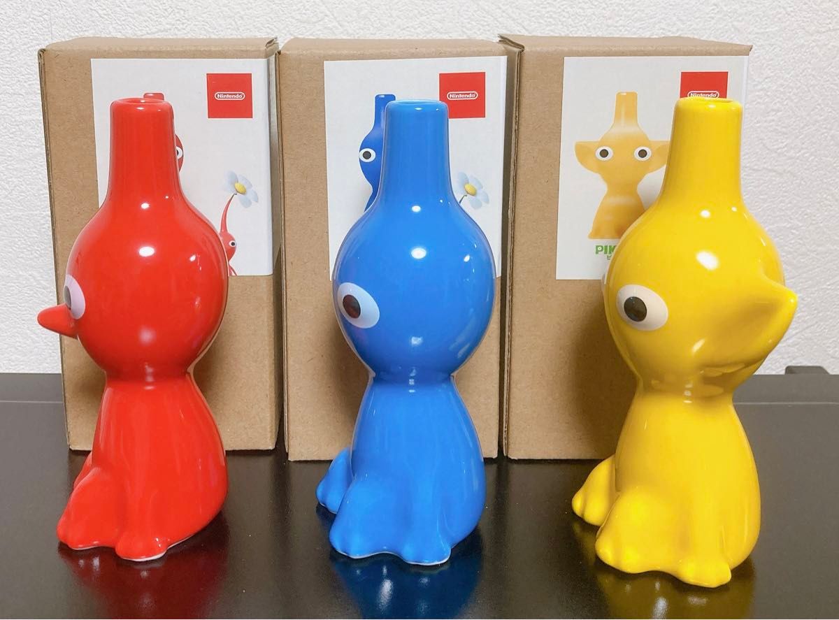 ピクミン 一輪挿し 赤ピクミン 青ピクミン 黄ピクミン 3種類セット