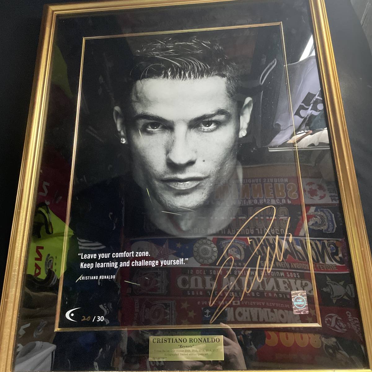 Yahoo!オークション - 1円スタート ロナウド 直筆サイン The Dugout 証