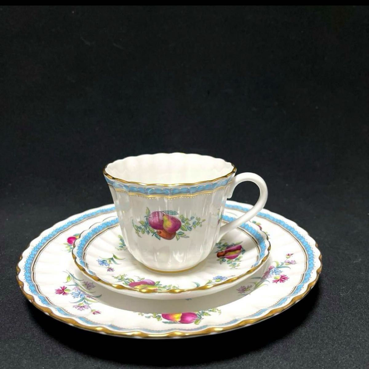 スポード トラップネルスプレイズ トリオセット カップ&ソーサー