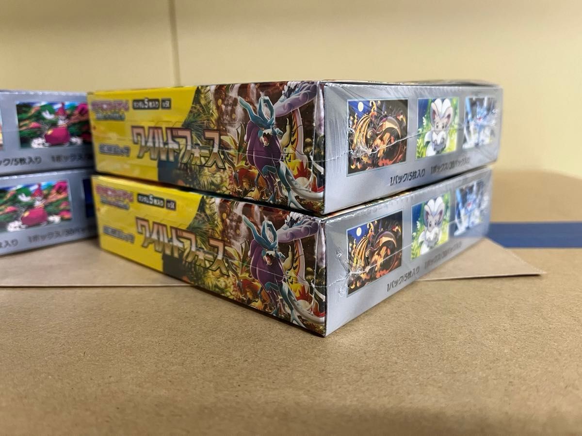 ポケモンカード ワイルドフォース & サイバージャッジ 各2ボックス