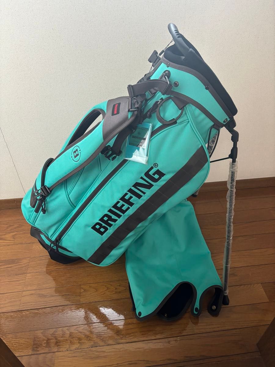 新品 BRIEFING ブリーフィング キャディバッグ CR-4 #03 ミントブルー