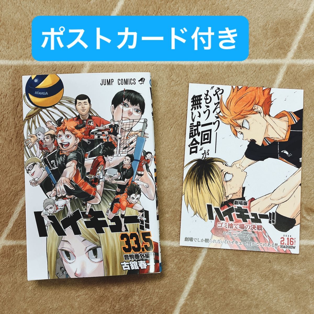 ハイキュー 映画映画入場者特典 33 5巻 劇場版 ハイキュー ゴミ捨て場