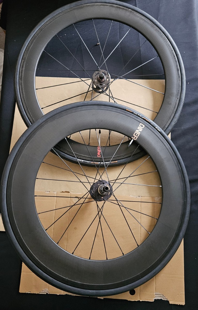 DINER ダイナー カーボンホイールセット 前60mm 後88mm タイヤ付