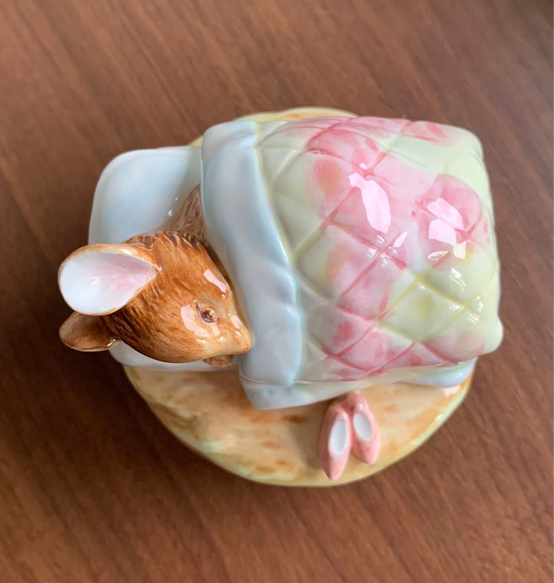 チュウチュウおくさん オルゴール ピーターラビット フィギュリン 置物