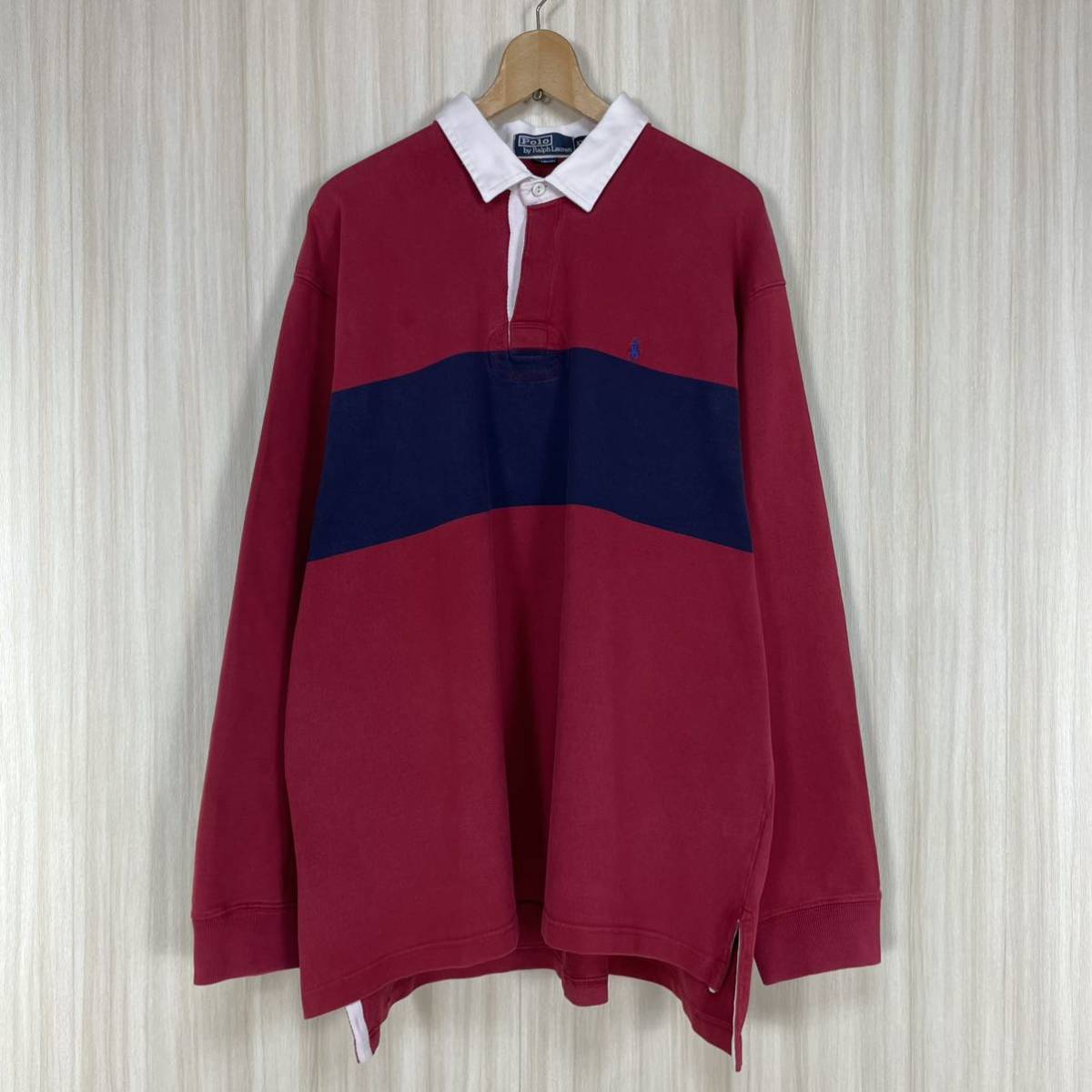 入手困難】【XXL表記】POLO ポロバイラルフローレン 刺繍ポニー 長袖