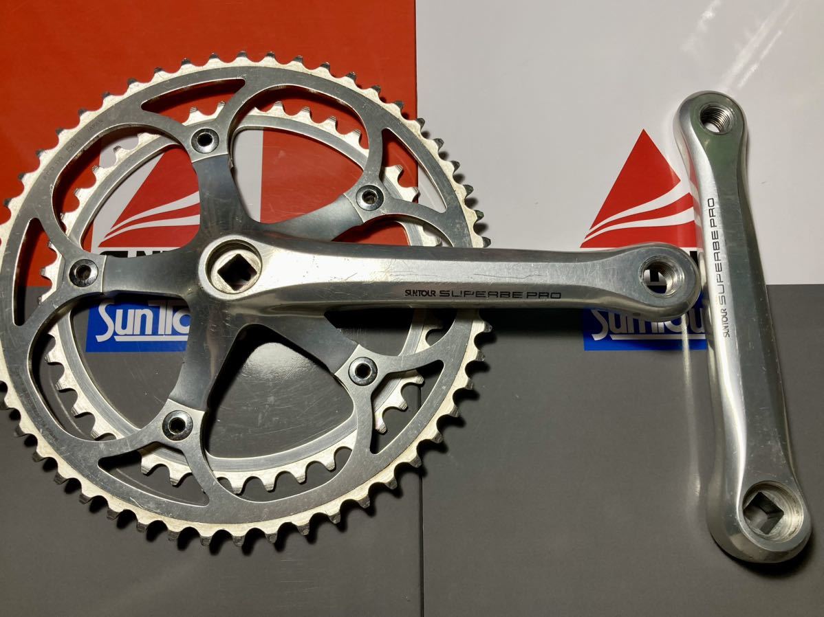 suntour superbe pro / サンツアー シュパーブプロ クランクセット