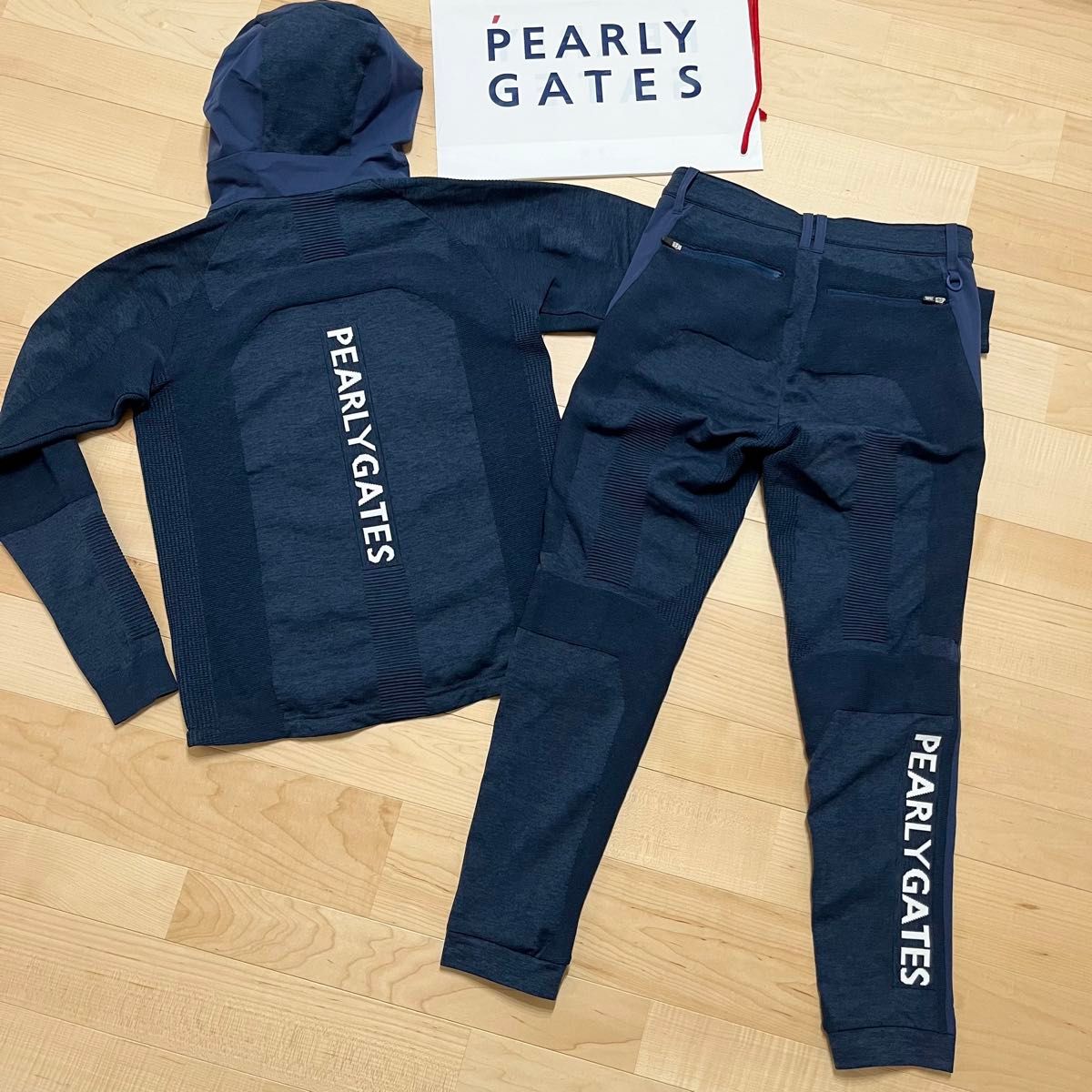 美品 パーリーゲイツ セットアップ ジャケット パンツ上下セット