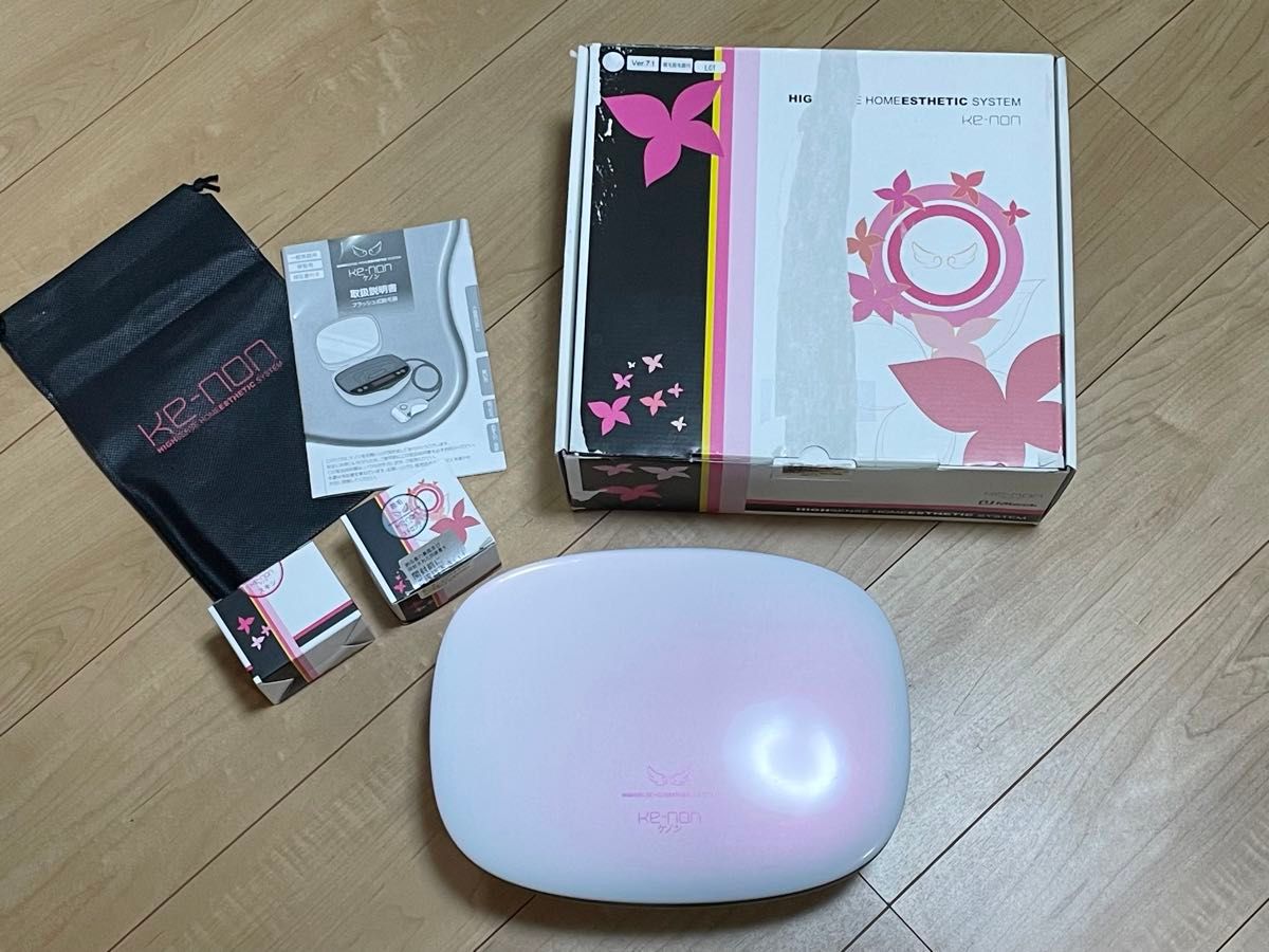 ケノン ke-non ver 7 1 脱毛器 ストロング&スキンカートリッジ付き