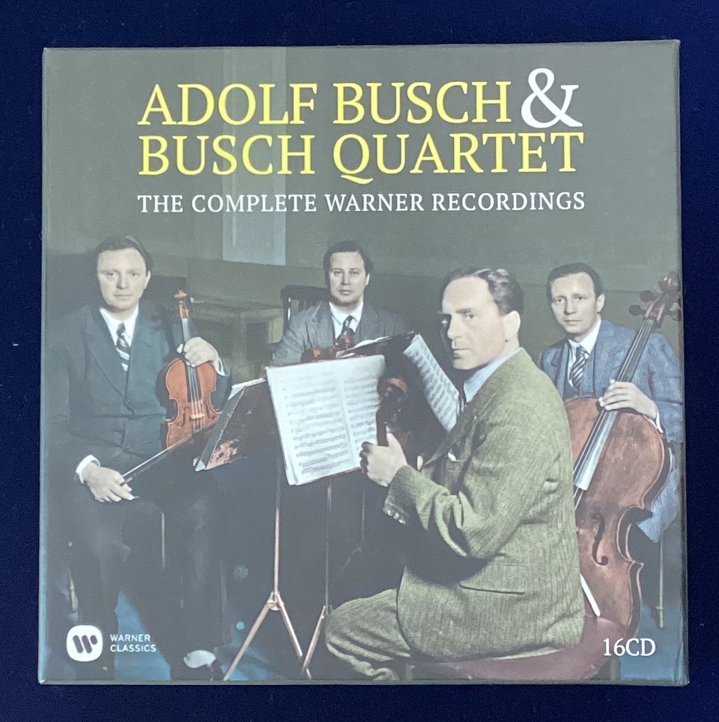 貴重 SP（4枚組）ブッシュ四重奏団 シューベルト Busch Quartet 貴重