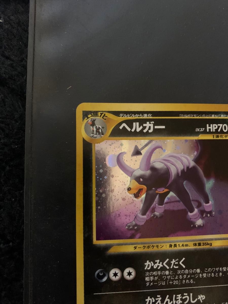 ヘルガー進化セット デルビル ポケモンカード 旧裏面 旧裏 ポケモン