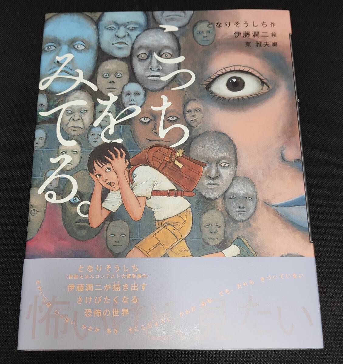 著者直筆ダブルサイン本 こっちをみてる となりそうしち先生 伊藤潤二