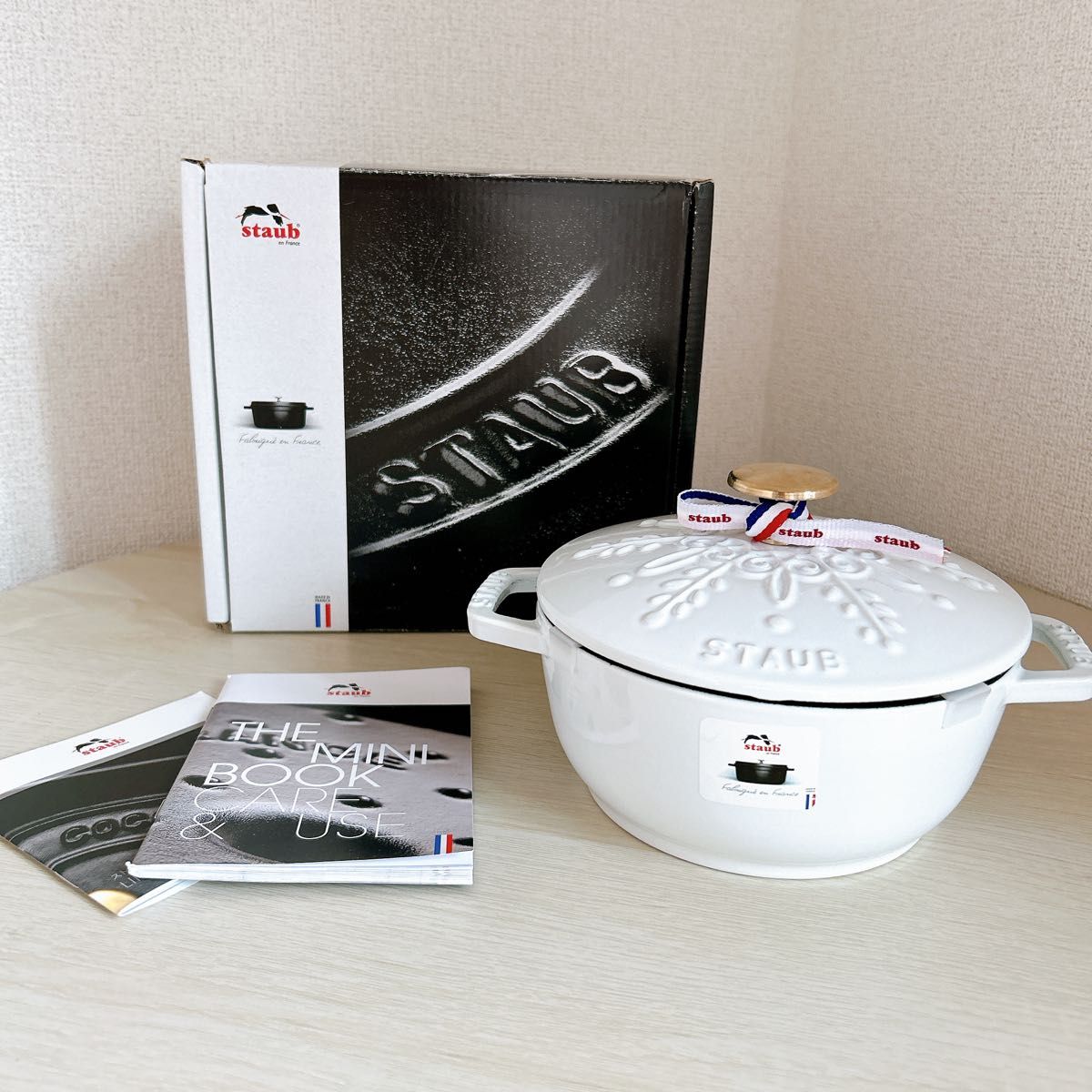 STAUB ストウブ Wa-NABE S ワナベ 16cm スノーフレーク ピュアホワイト