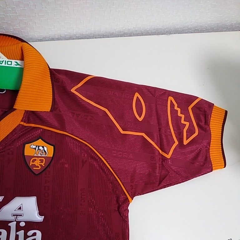 DIADORA ASローマ 99/00 中田英寿サイン入りユニフォーム M 新品