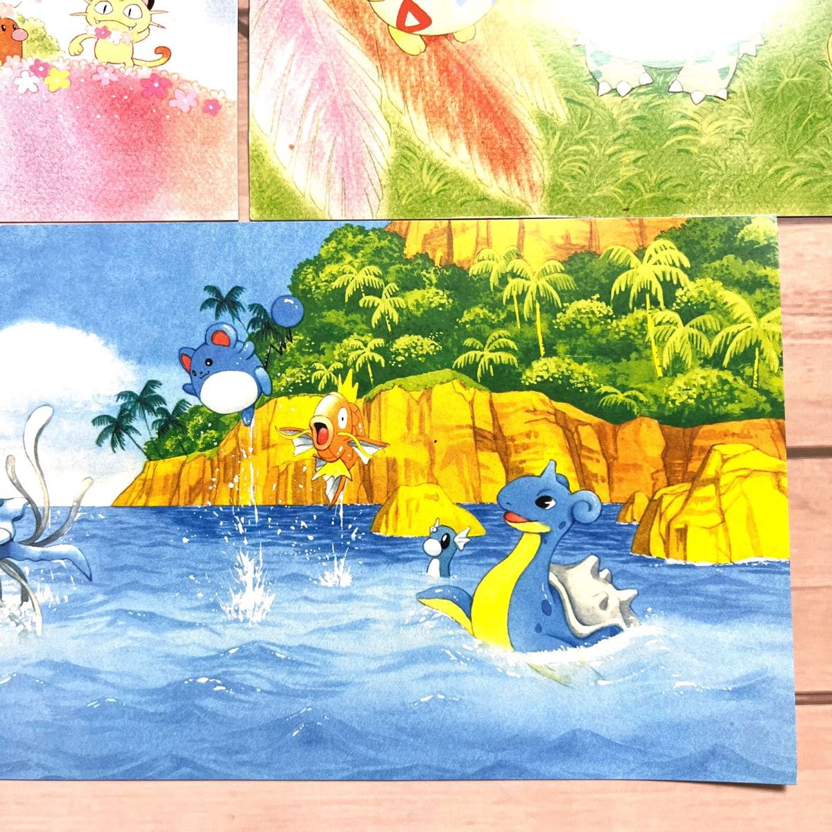 レア 旧裏 ポケモン サザンアイランド ポストカード 4枚セット ふくや