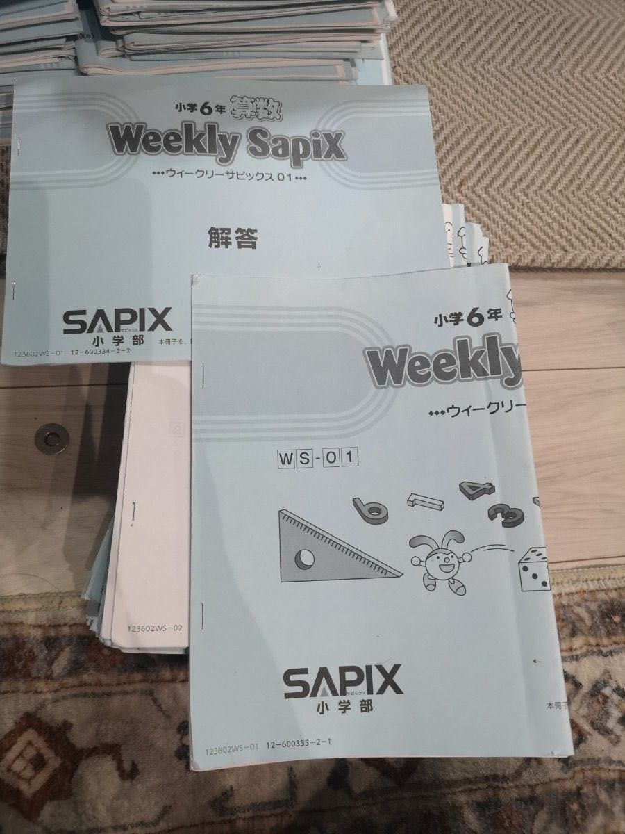 sapix 6年 2023年 算数 デイリーサピックス＋デイリーサポート+土特