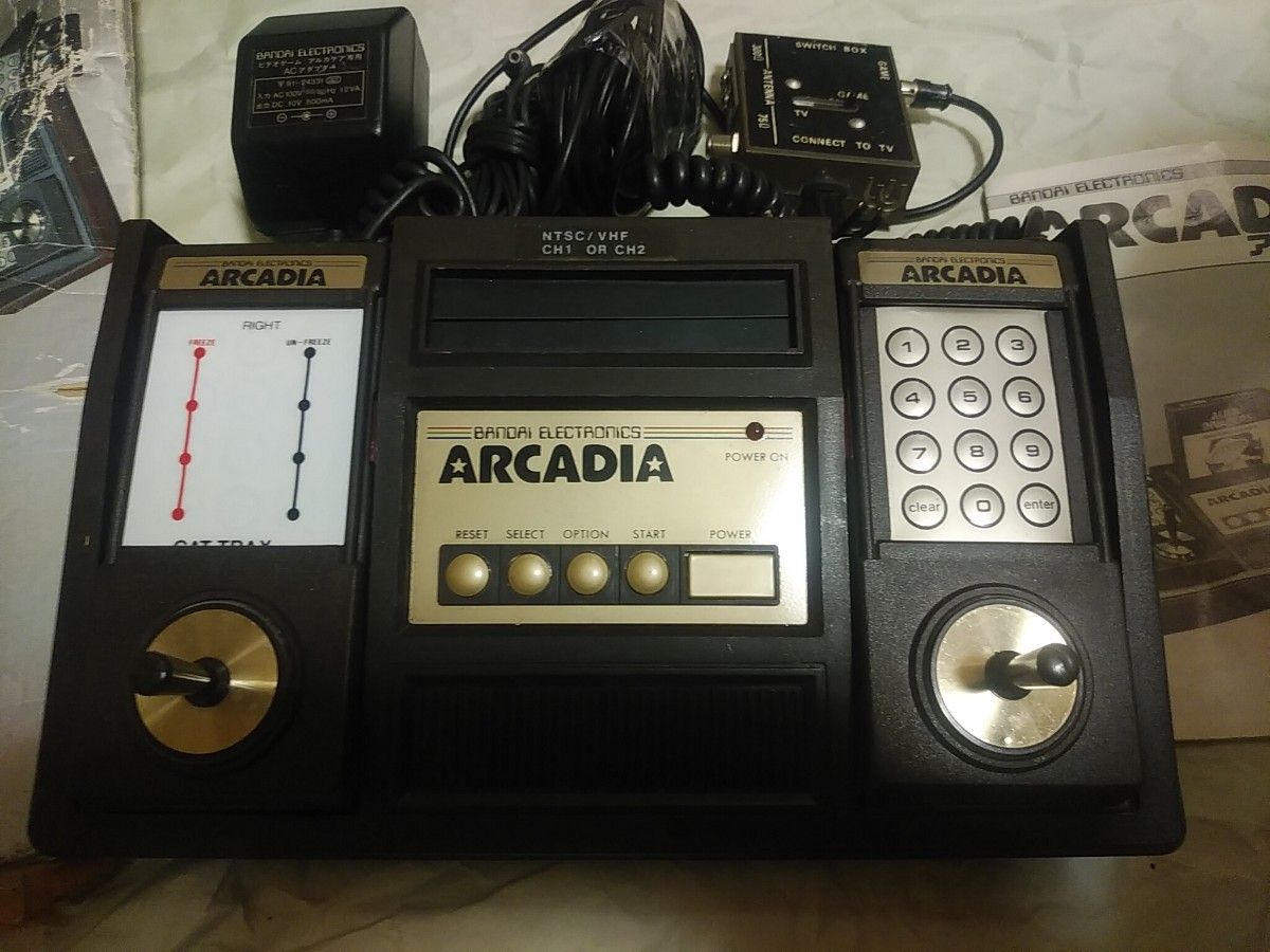 家庭用ゲーム機 バンダイ【アルカディア】セット ニューウェイブビデオ