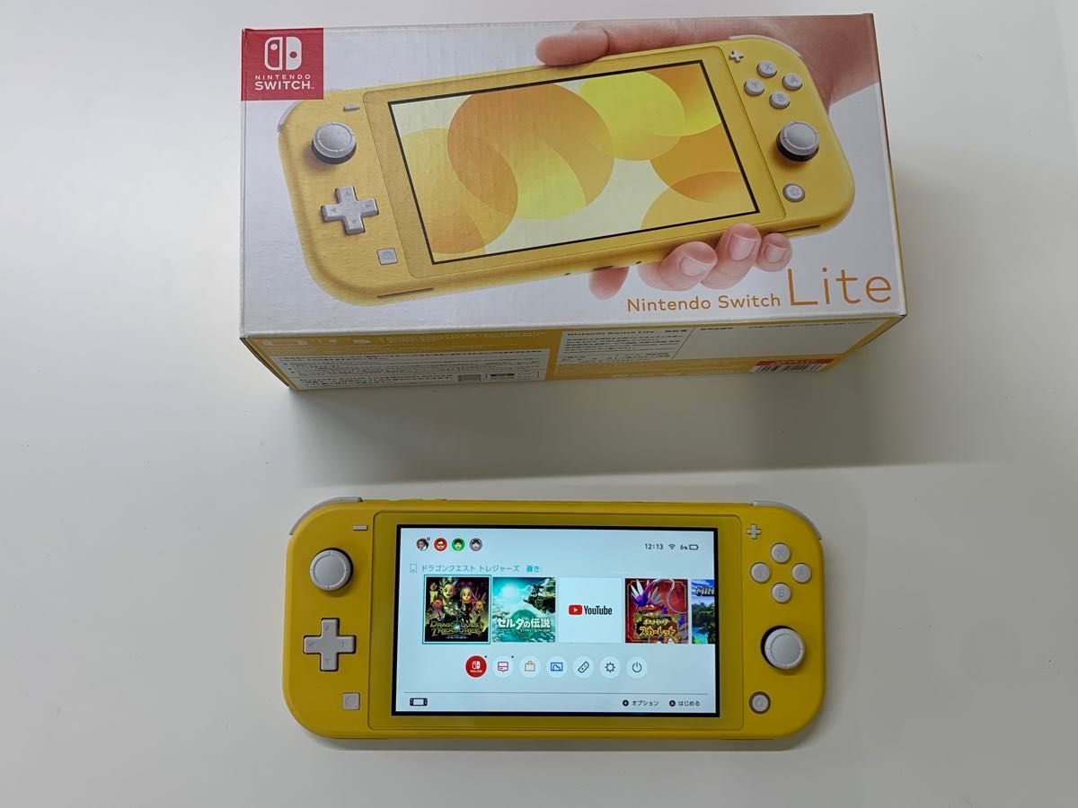 美品】任天堂スイッチライトNintendo Switch Liteイエロー 中古本体 箱